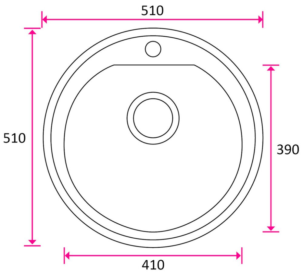 Keittiöallas Stala Standard-E2-T41 RST Ø 51 cm
