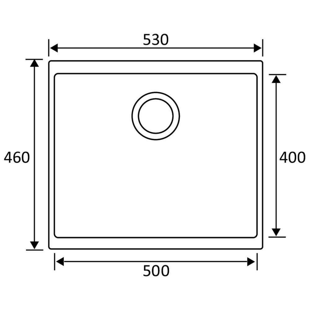 Keittiöallas Stala Essent CEG-E50C savi 46 x 53 cm