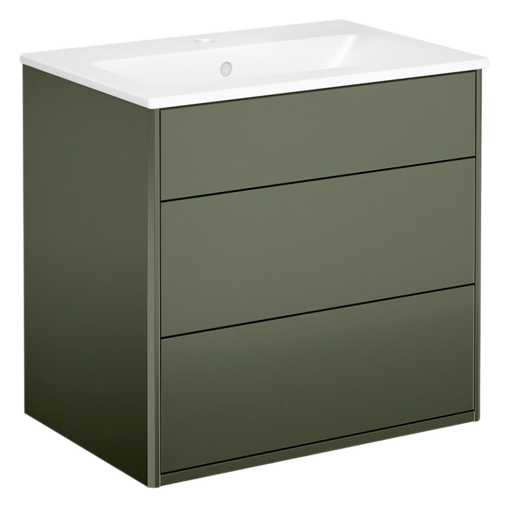 Allaskaappipaketti Gustavsberg Graphic vihreä 60 cm