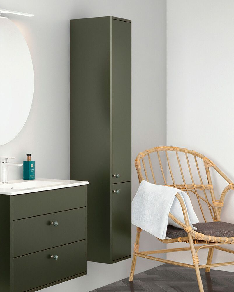 Allaskaappipaketti Gustavsberg Graphic vihreä 60 cm