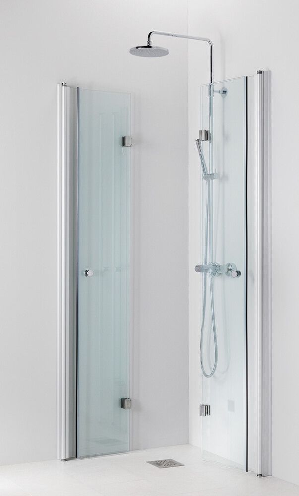 Taittuva suihkuseinä Vihtan Pisara 5 Kirkas 80 cm