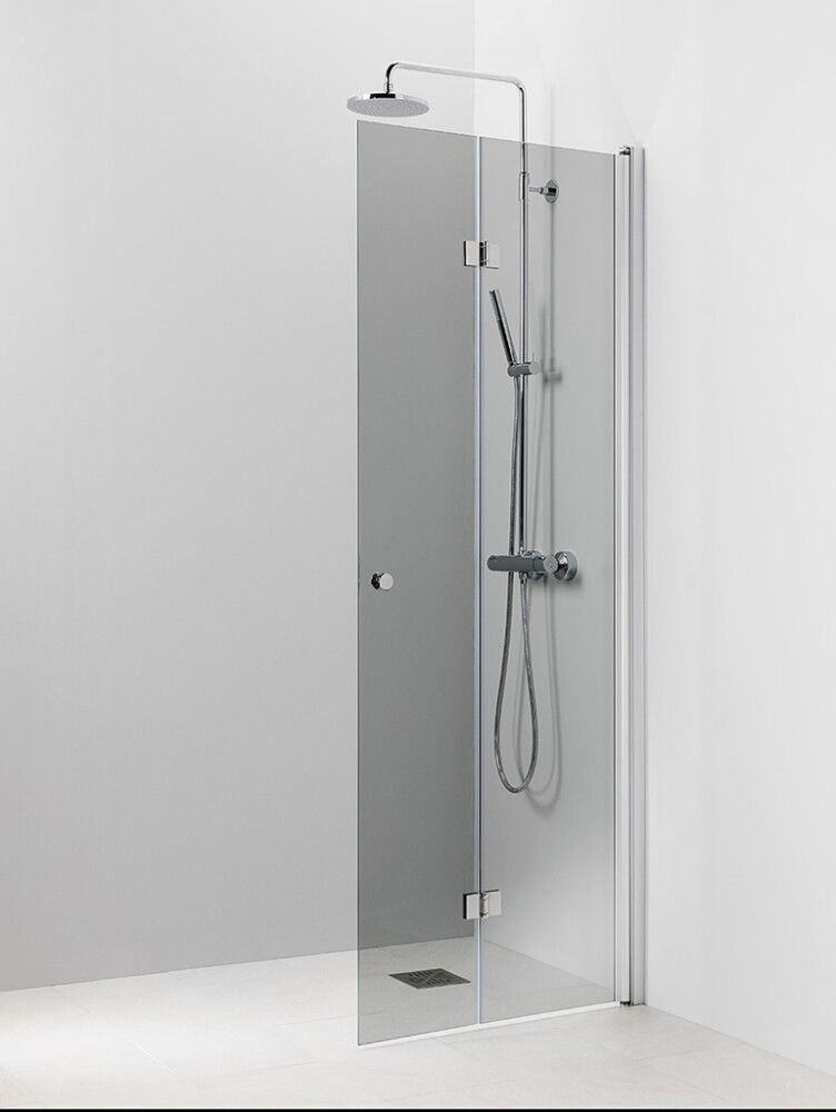 Taittuva suihkuseinä Vihtan Pisara 5 Harmaa