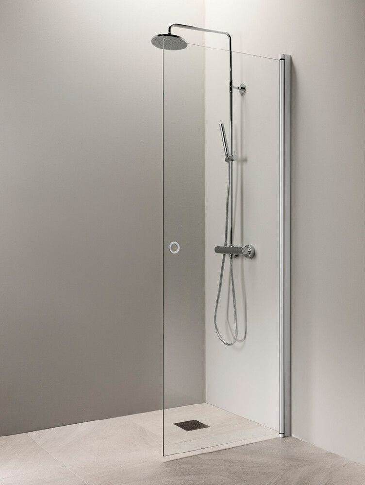 Kääntyvä suihkuseinä Vihtan Puro 3 rengasvedin kirkas matta