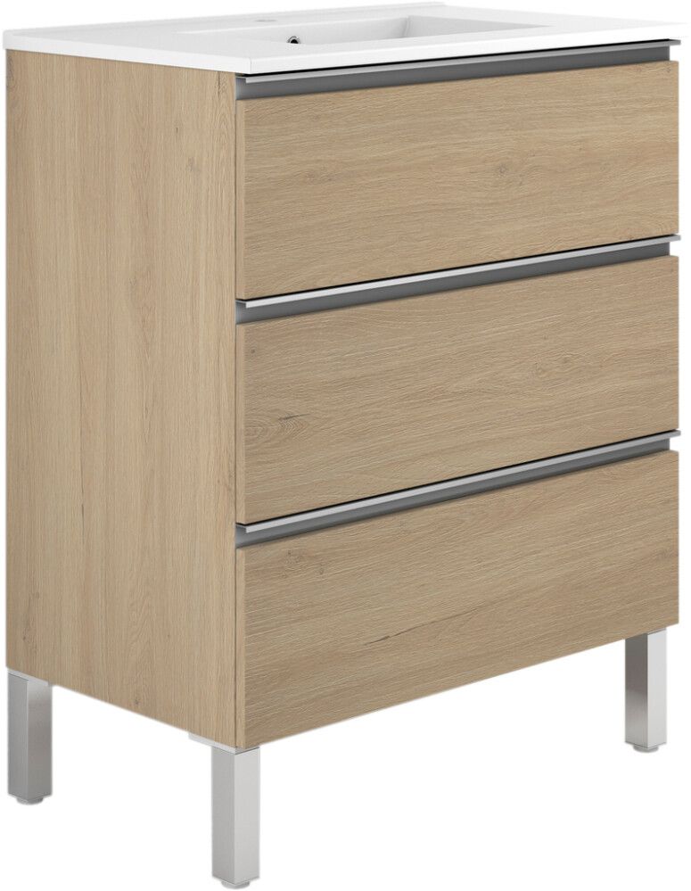 Kylpyhuonekaluste Ordonez Malaga tammi 80 cm