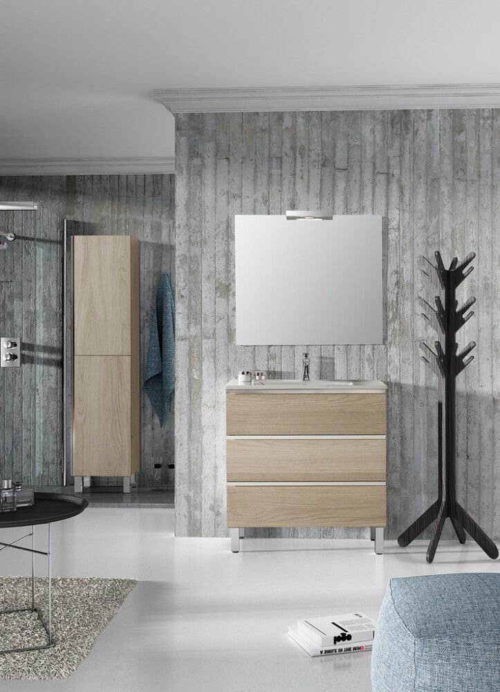 Kylpyhuonekaluste Ordonez Malaga tammi 80 cm