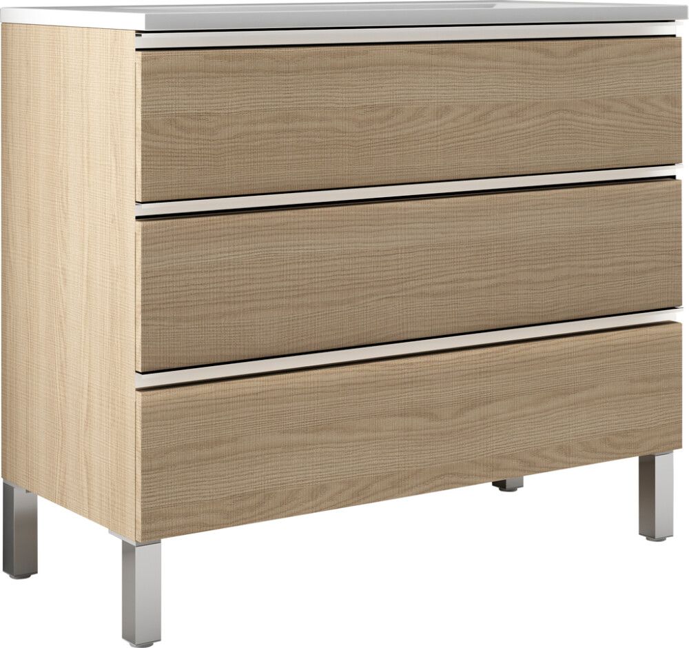 Kylpyhuonekaluste Ordonez Malaga tammi 100 cm