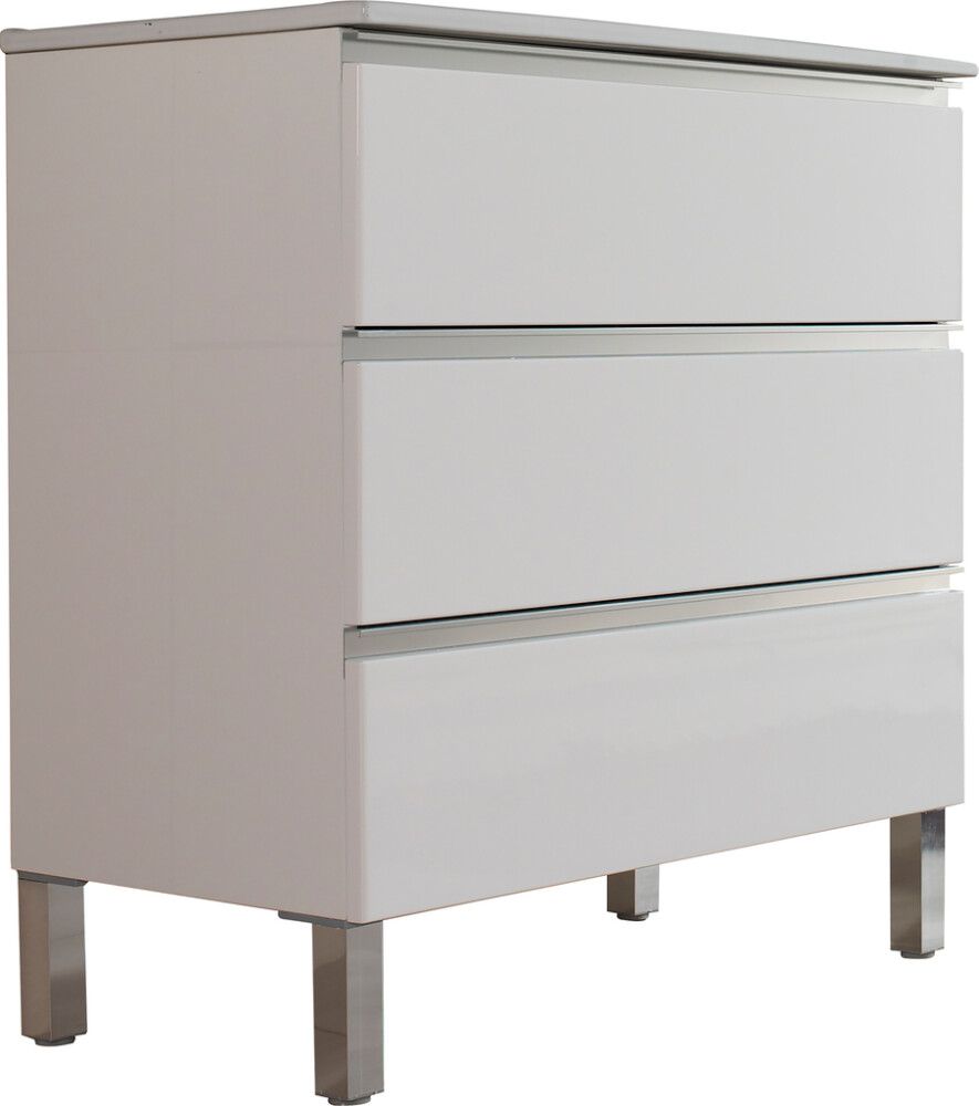 Kylpyhuonekaluste Ordonez Malaga mattavalkoinen 80 cm