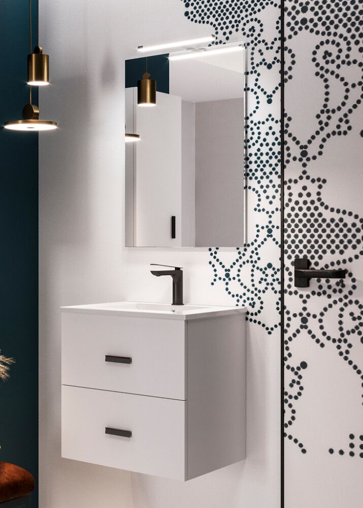 Allaskaappi Ordonez Star 50 cm valkoinen