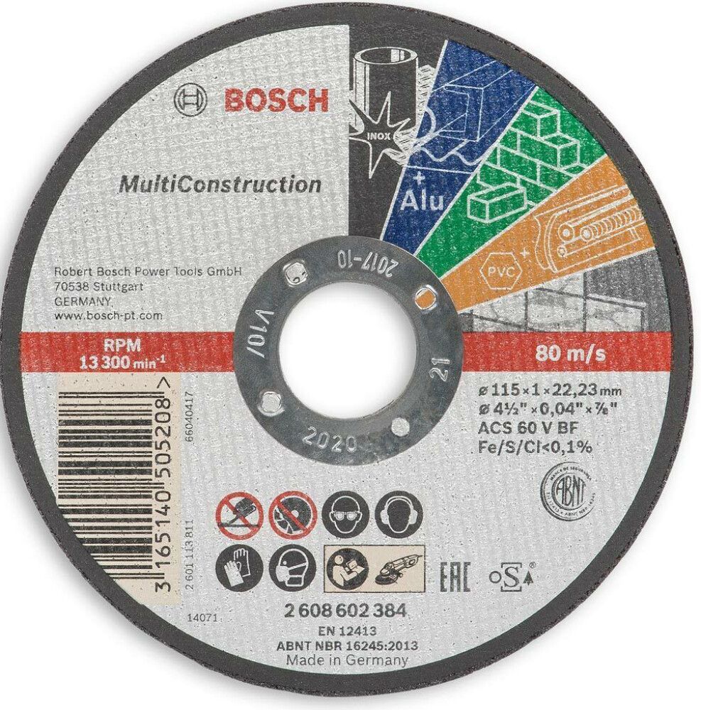 Katkaisulaikka Bosch PRO Multi Material 115 x 1,0 mm