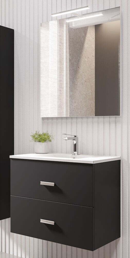 Allaskaappi Ordonez Star 60 cm mattamusta