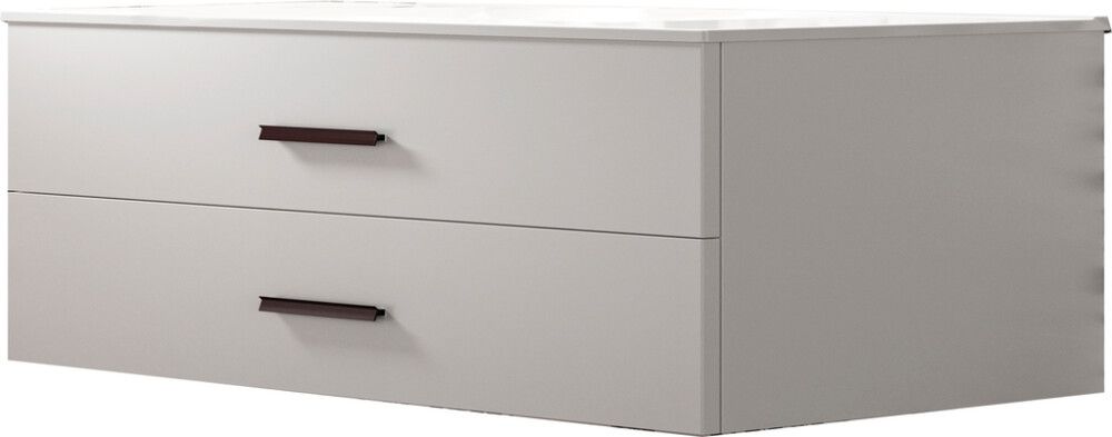 Allaskaappi Ordonez Star 100 cm mattavalkoinen