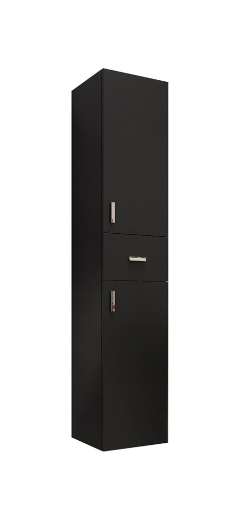 Korkeakaappi Star 187 cm mattamusta