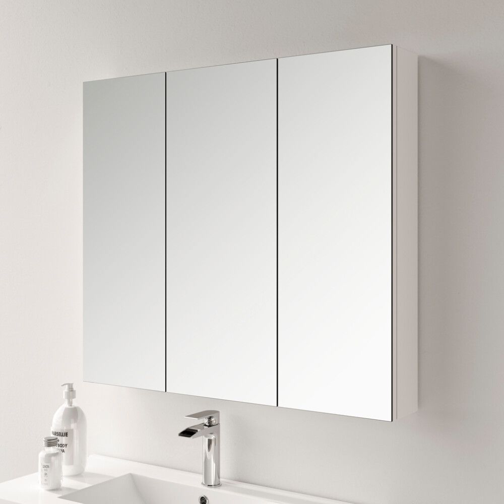 Peilikaappi Ordoñez Star Kiiltävä Valkoinen 80 x 72 cm