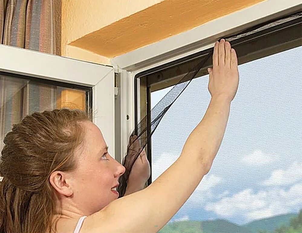 Hyönteisverkko ikkunaan Easy Life 100 x 100 cm valkoinen