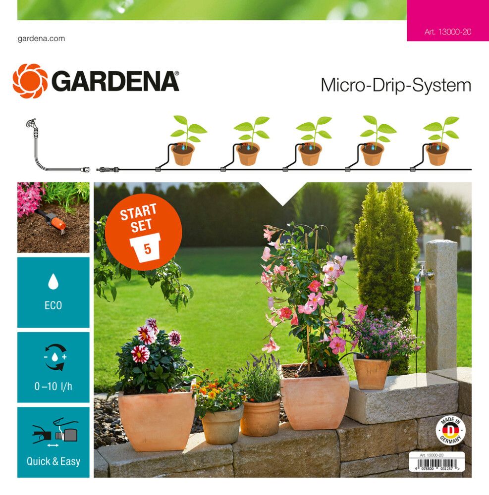Kastelusarja Gardena Micro-Drip S ruukuille