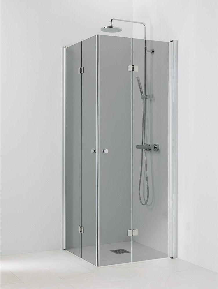 Suihkukulma Vihtan Pisara 5+5 harmaa