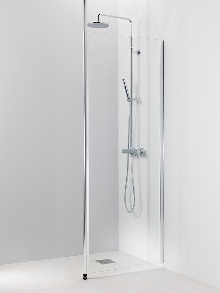 Kiinteä suihkuseinä Vihtan Ocean 1 kirkas kiiltävä