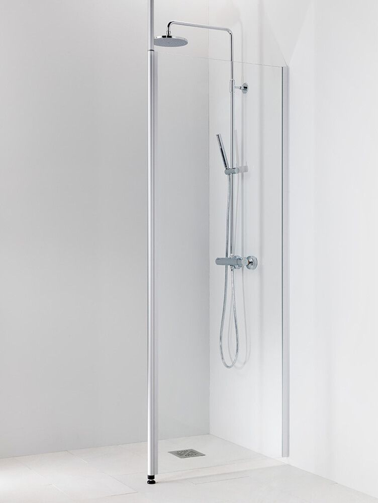 Kiinteä suihkuseinä Vihtan Ocean 1 kirkas kiiltävä 40 cm