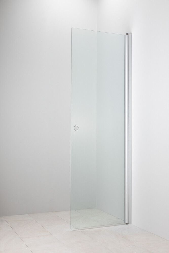 Kääntyvä suihkuseinä Camargue Helmi kirkas/matta alumiini 80 cm