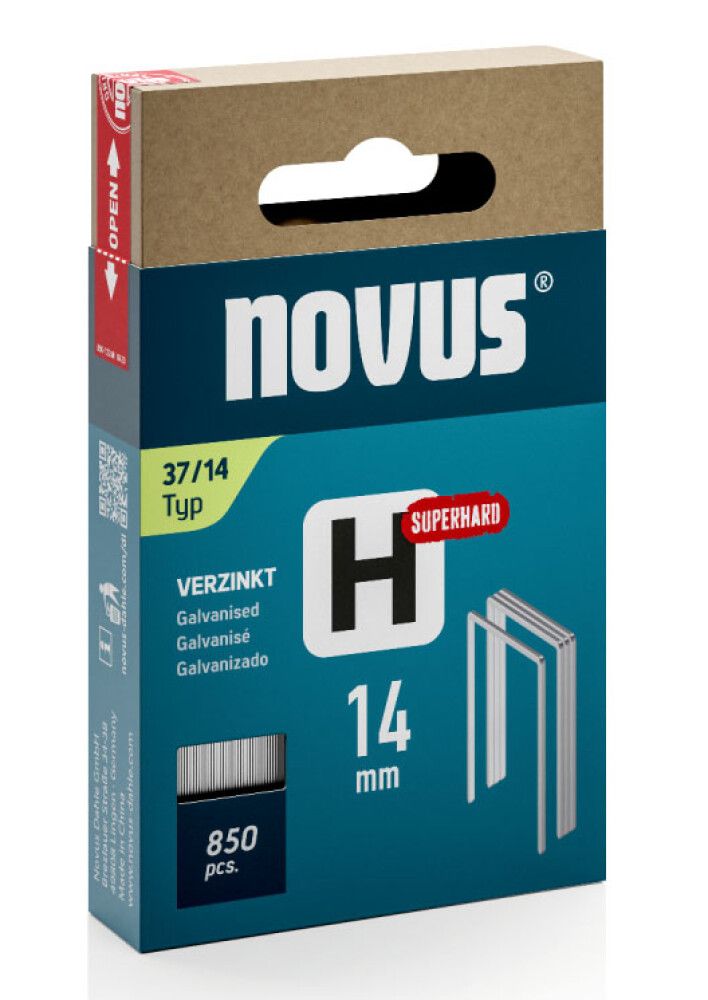 Sinkilä Novus H37/14 mm Superhard Galvanoitu 850 kpl