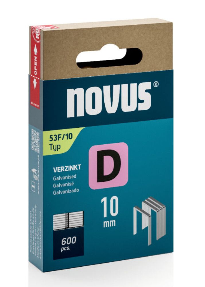 Sinkilä Novus D53F/10 mm Galvanoitu 600 kpl