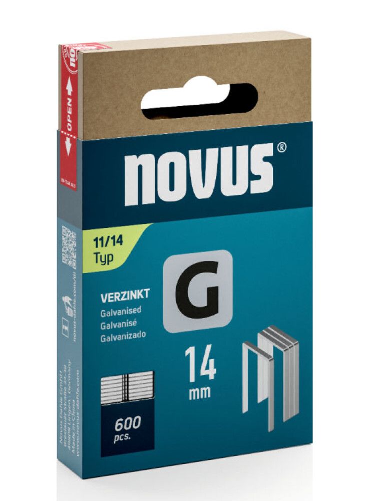 Sinkilä G11/14 mm Novus Galvanoitu 600 kpl