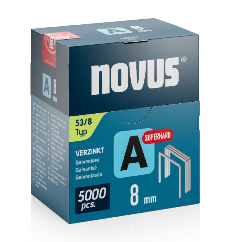 Sinkilä Novus A53/8 mm Galvanoitu 5000 kpl