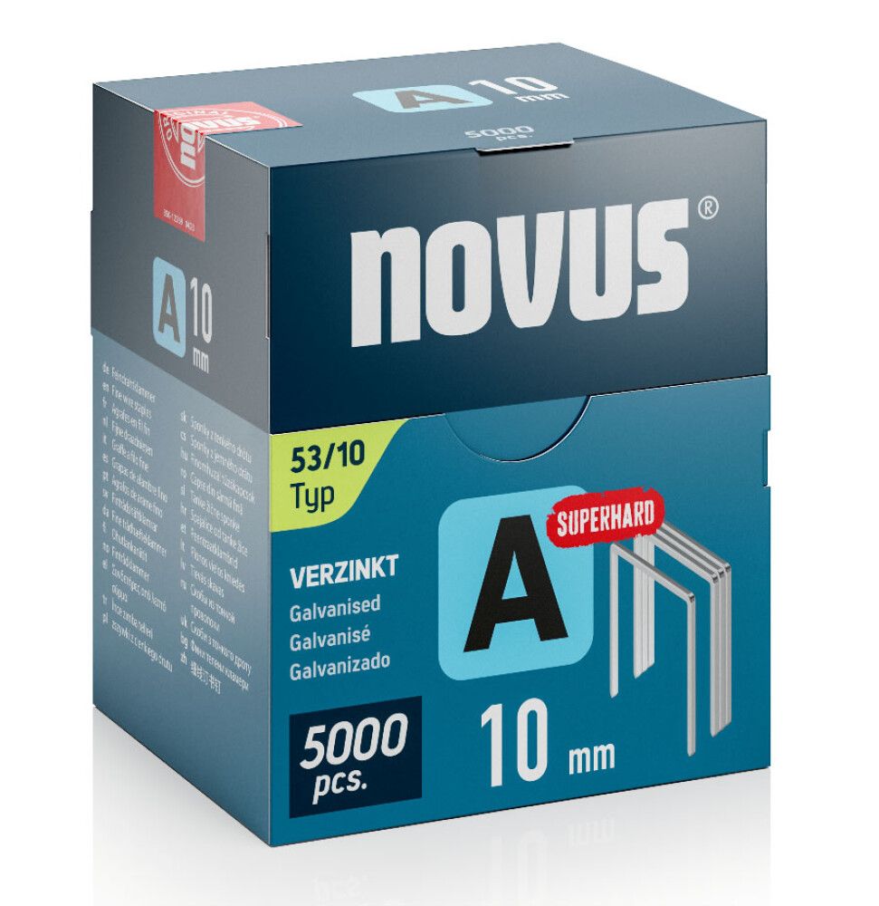 Sinkilä Novus A53/10 mm Galvanoitu 5000 kpl