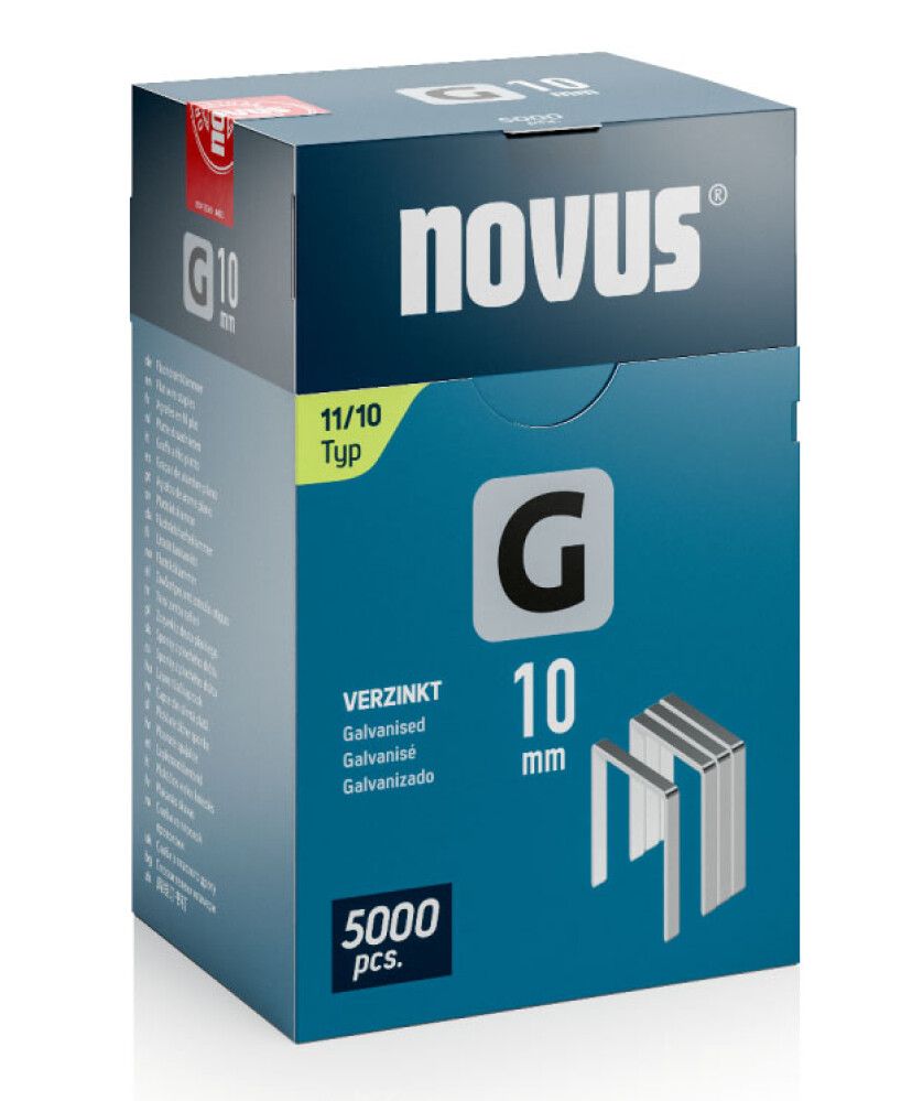 Sinkilä G11/10 mm Novus Galvanoitu 5000 kpl