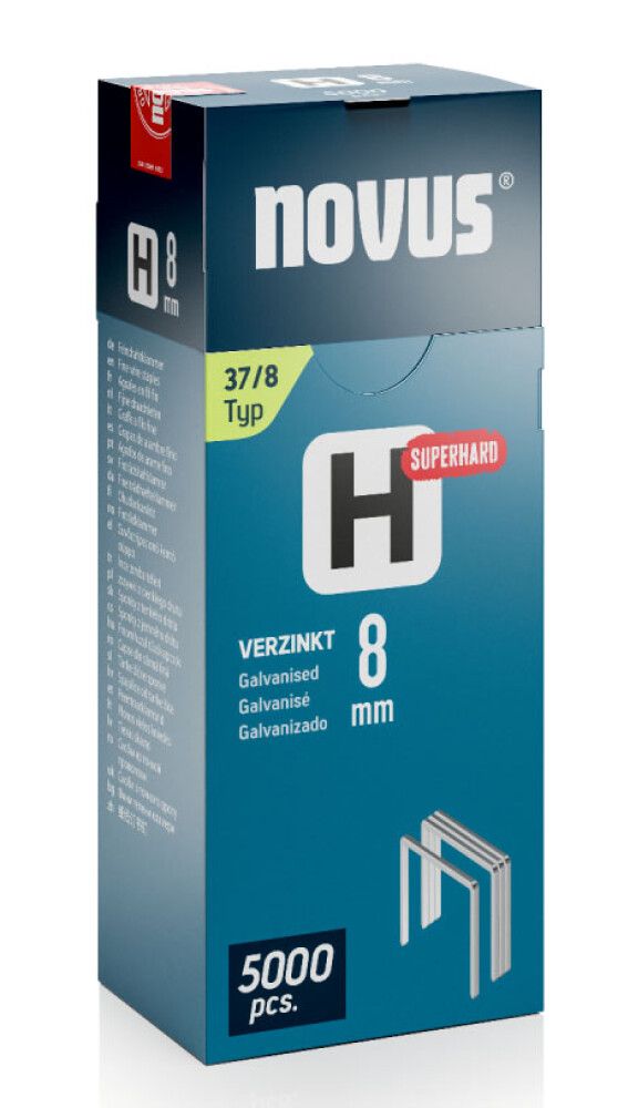 Sinkilä Novus H37/8 mm Superhard Galvanoitu 5000 kpl