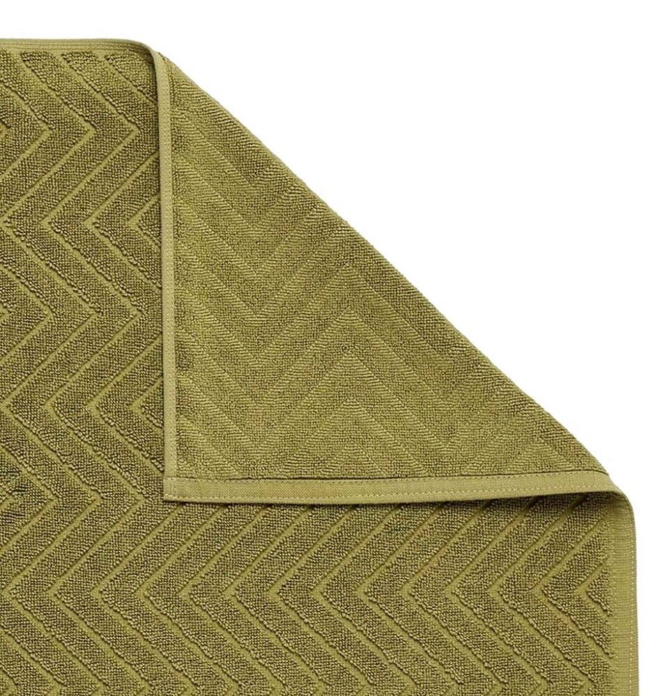 Kylpyhuonematto Diaqua Chevron 50 x 70 cm, useita värivaihtoehtoja Olive