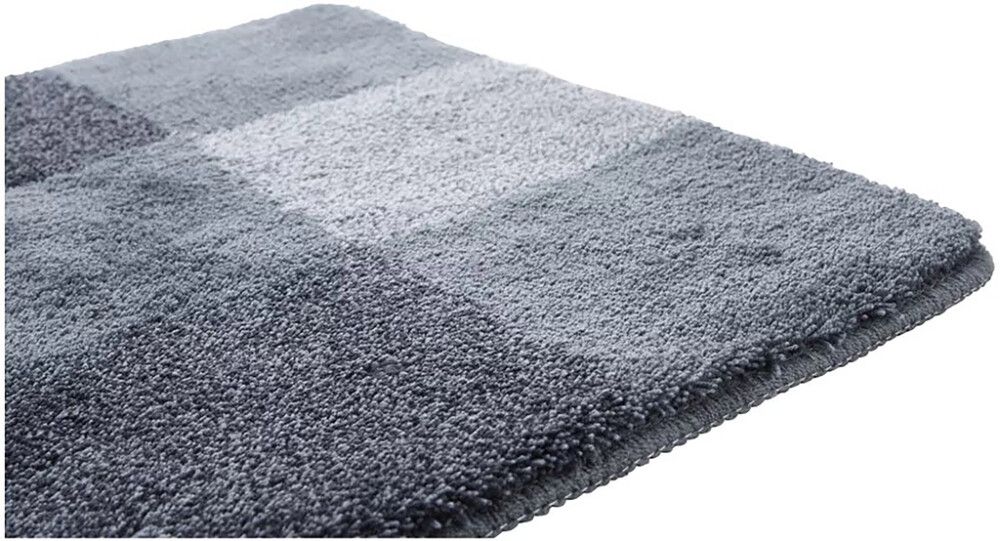 Kylpyhuonematto Diaqua Tilo harmaa, useita eri kokovaihtoehtoja 55 x 65 cm