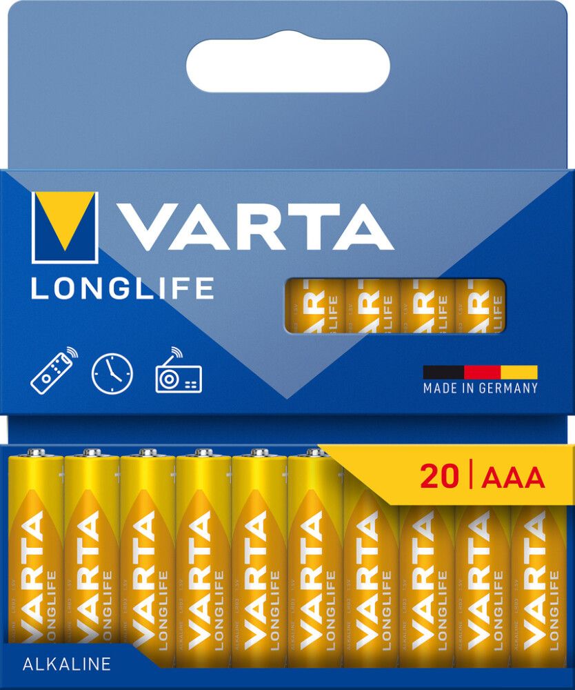 Paristo Varta Longlife AAA 20 kpl