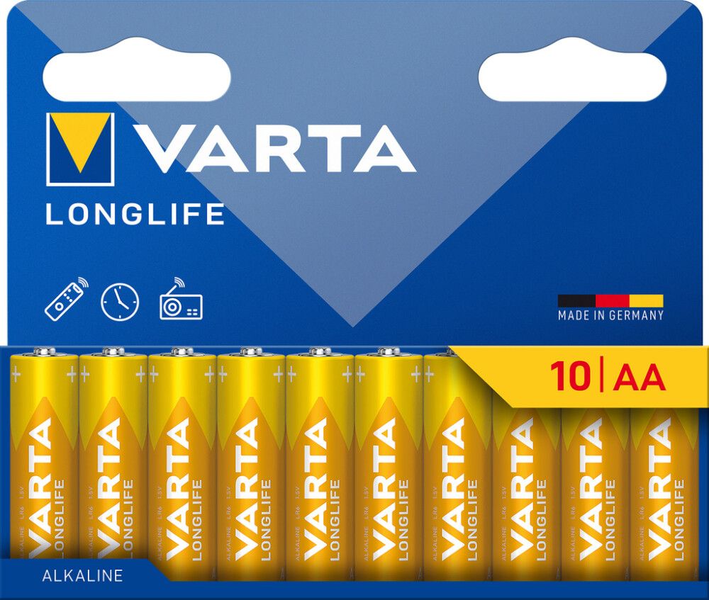 Paristo Varta Longlife AA 10 kpl