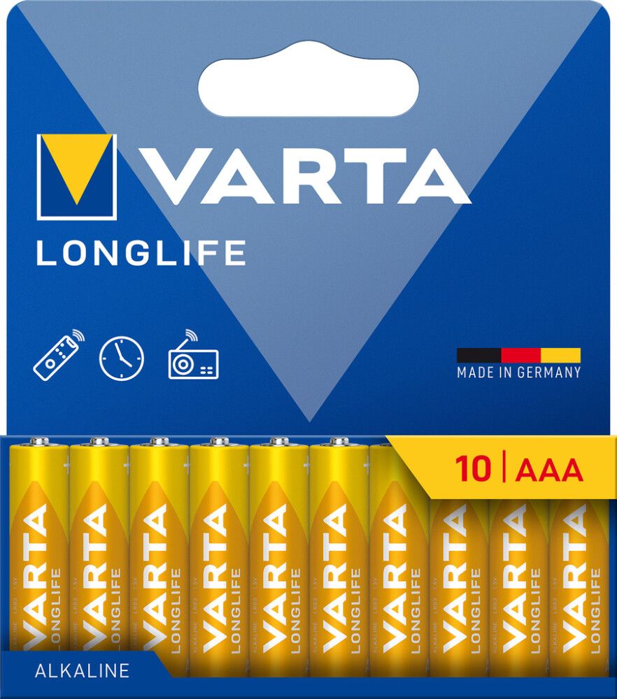 Paristo Varta Longlife AAA 10 kpl