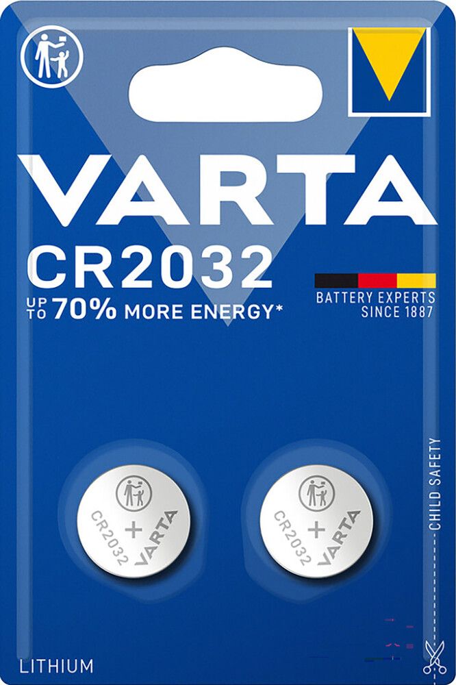 Nappiparisto Varta Professional Lithium CR2032 2 kpl/pkt