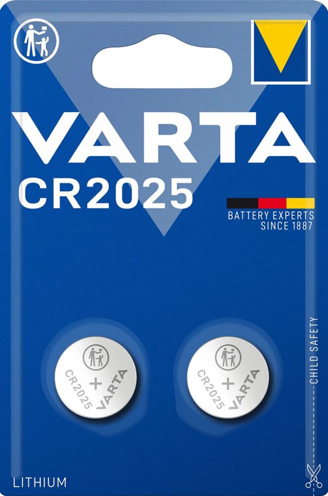 Nappiparisto Varta Professional Lithium CR2025 2 kpl/pkt