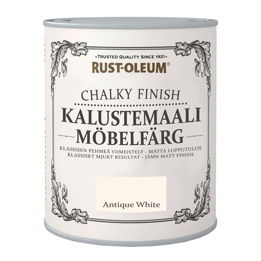 Kalustemaali Rust-Oleum Chalky Finish Antique White 125 ml