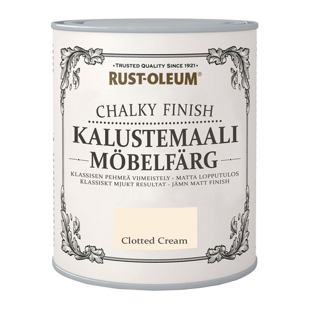 Kalustemaali Rust-Oleum Chalky Finish Clotted Cream 125 ml
