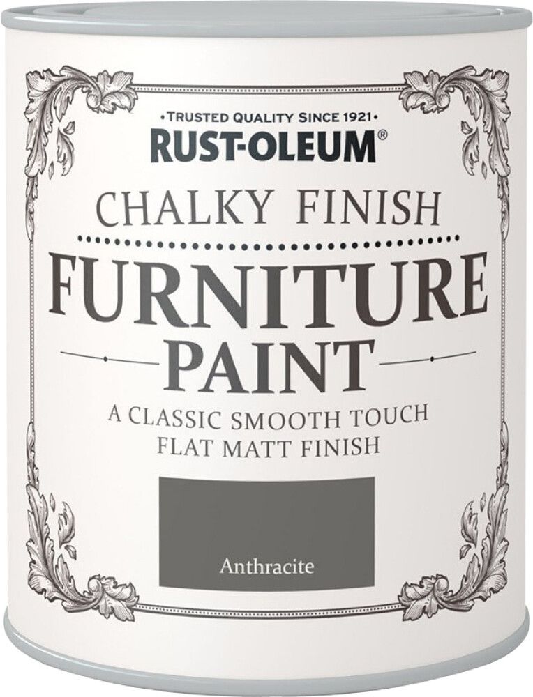 Kalustemaali Rust-Oleum Chalky Finish Anthracite 125 ml