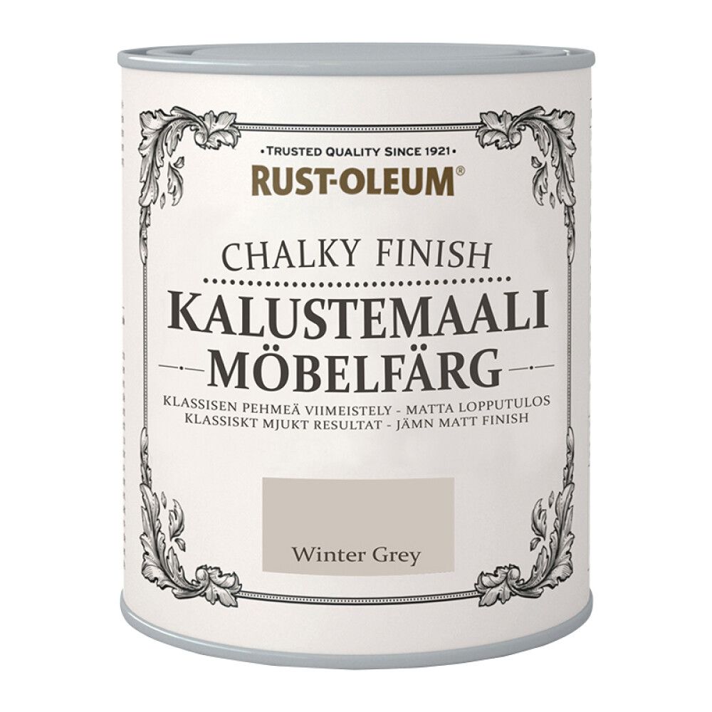 Kalustemaali Rust-Oleum Chalky Finish Winter Grey 125 ml