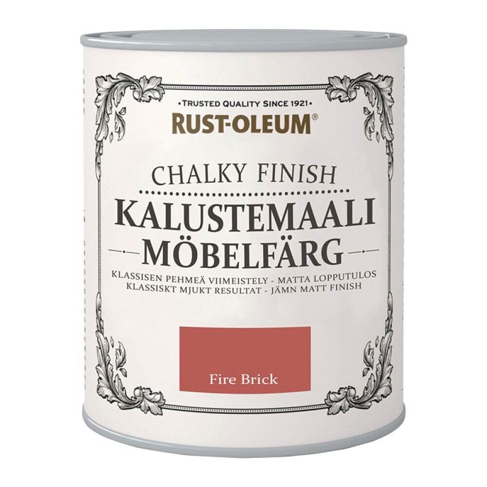 Kalustemaali Rust-Oleum Chalky Finish Fire Brick 750 ml