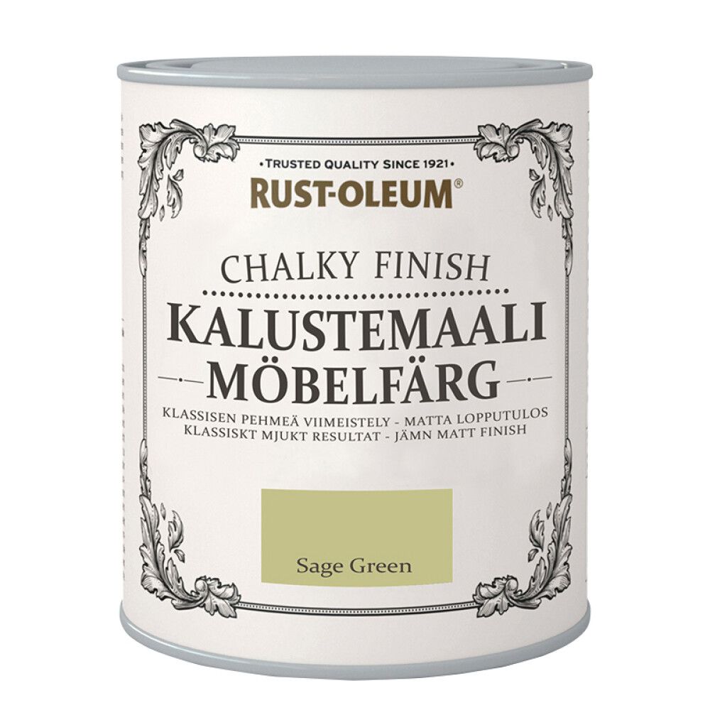Kalustemaali Rust-Oleum Chalky Finish Sage Green 750 ml