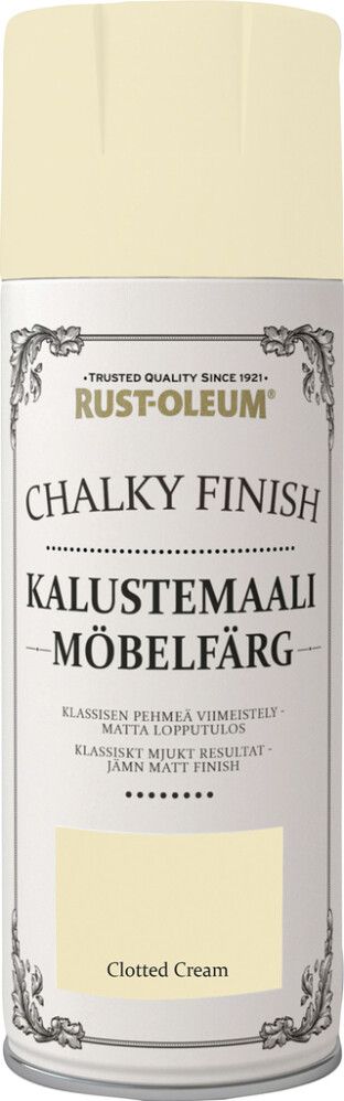 Kalustemaalispray Chalky Finish Clotted Cream