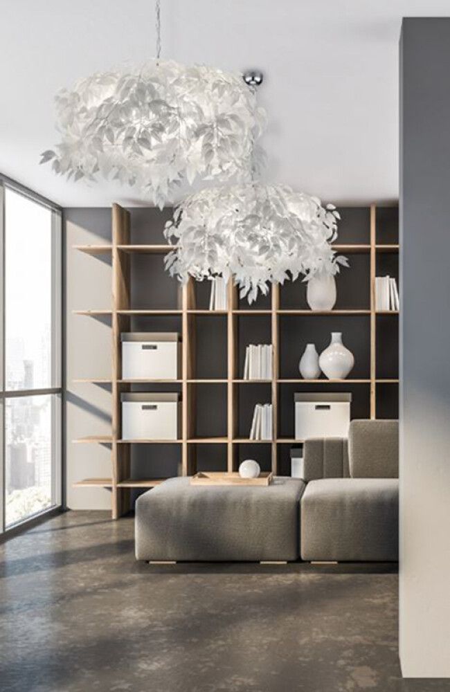 Riippuvalaisin Reality Leavy Valkoinen ⌀70 cm