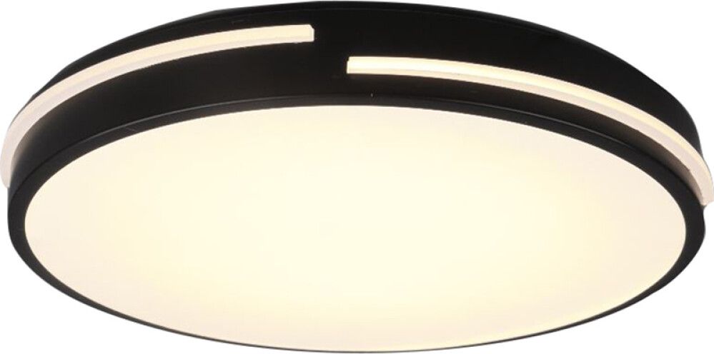 Plafondi Tacoma 40 cm Musta