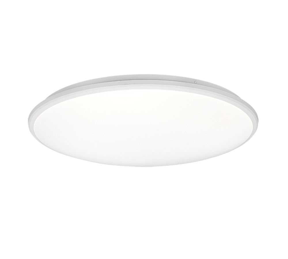 LED-kattovalaisin Reality Leuchten Limbus mattavalkoinen Ø 50 cm