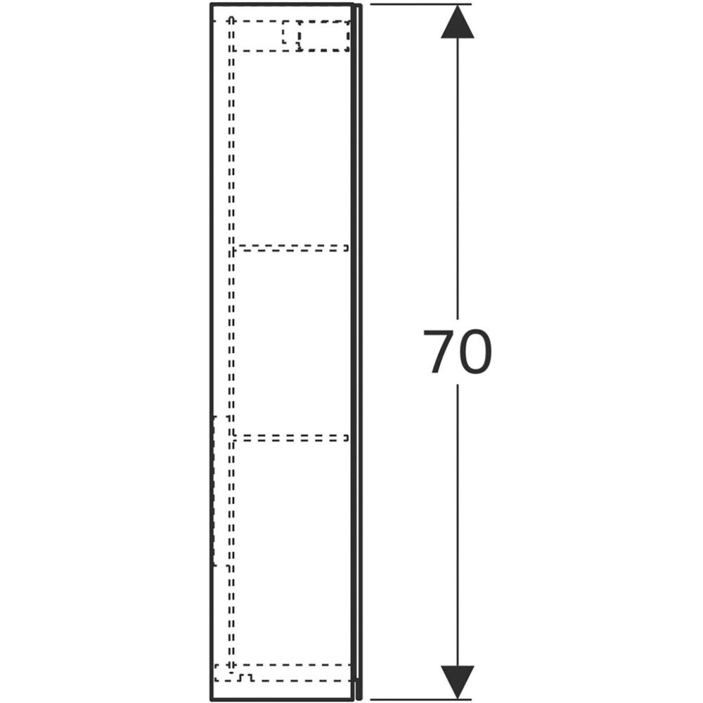 LED-peilikaappi Ido Reflect 60 cm