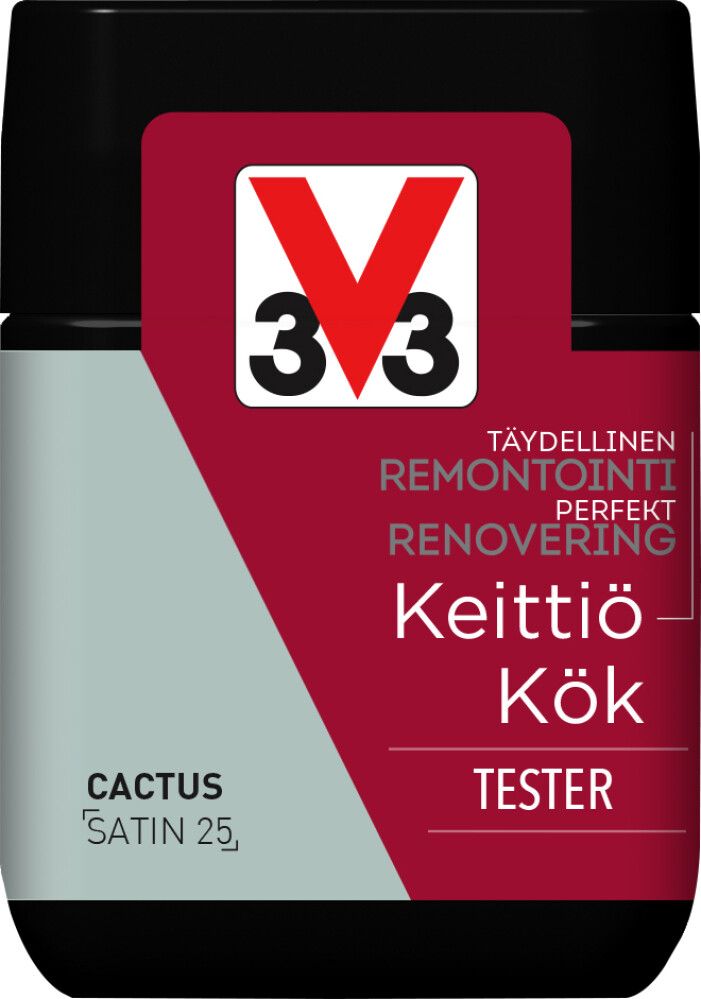 Kalustemaali Keittiö V33 Cactus 75 ml Testeri