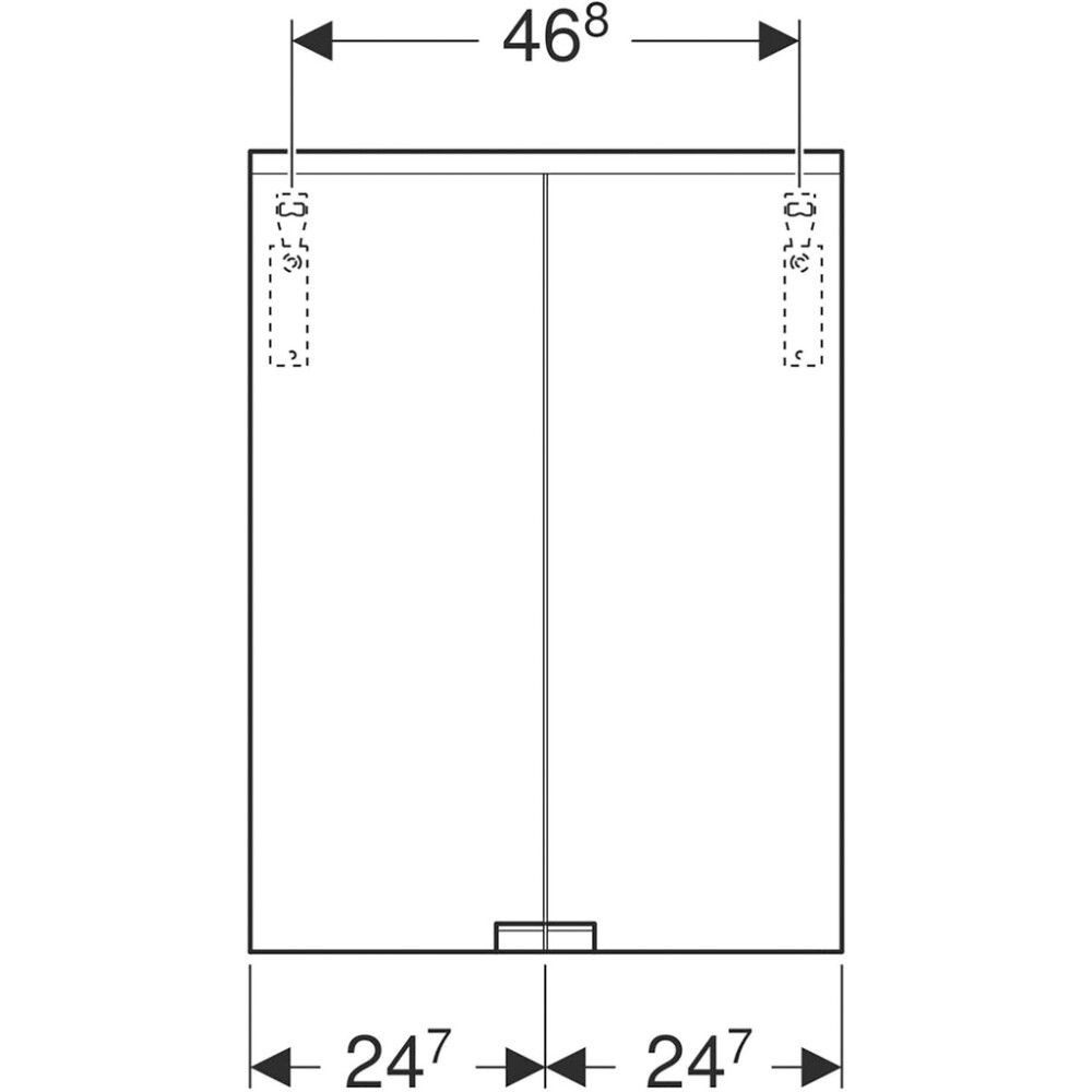LED-peilikaappi Ido Reflect Clear valkoinen 50 cm